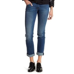 Hudson Bacara Crop Straight Cuffed Jeans